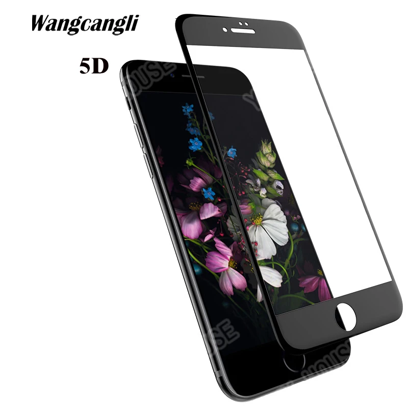 Закаленное стекло 5D для iPhone6 7 8 6 s защитная пленка экрана полное покрытие iPhone 6S Plus