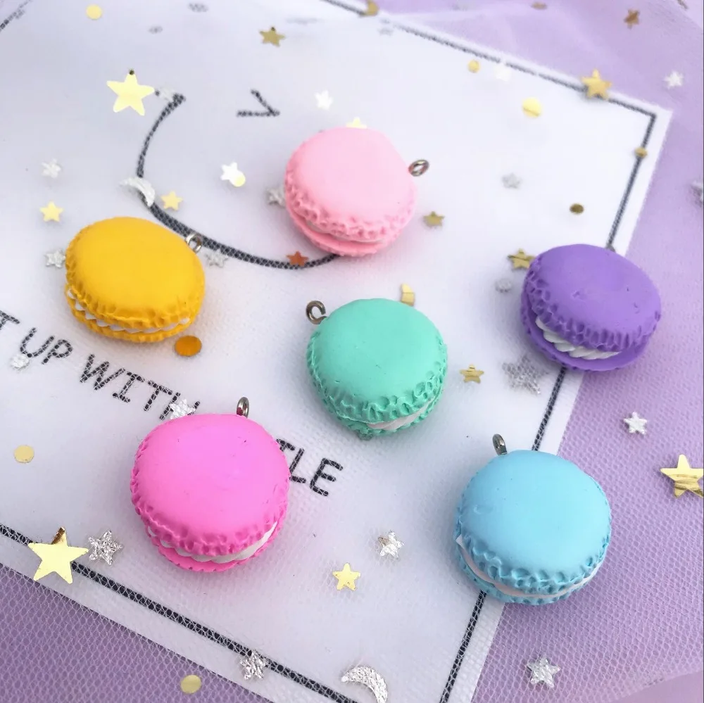 Новинка 20 мм подвеска Макарон из мягкой смолы 10 шт.|diy pendant|pendant diydecoration pendant |