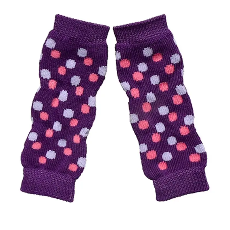 Purple Новинка, теплая Защита ног, носки для собак, кошки, щенка, хлопковые теплые носки для ног, носки для домашних животных, горнолыжные защитные гетры - Цвет: Purple