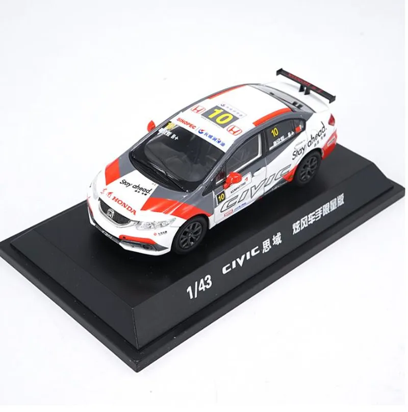 1:43 игрушечный автомобиль из сплава высокая симуляция HONDA Civic гоночный литая под