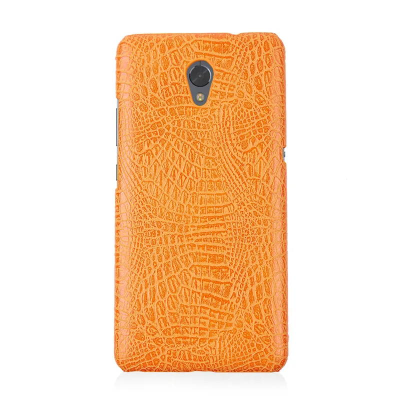 Orange Чехол для lenovo P2, роскошный чехол из искусственной кожи с крокодиловым узором для lenovo VIBE P2 P2c72 P2A42, 5,5 дюймов, Модный чехол для телефона, задняя крышка - Цвет: Orange