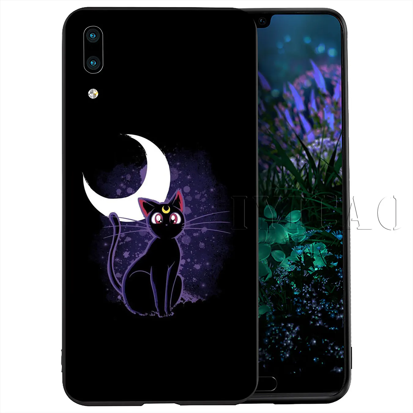 Мягкий чехол для телефона IYICAO Sailor Moon Mercury Huawei Y9 Y7 Y6 Prime 2019 Honor 20 8C 8X 8 9 9X 10 Lite 7C 7X 7A Pro |