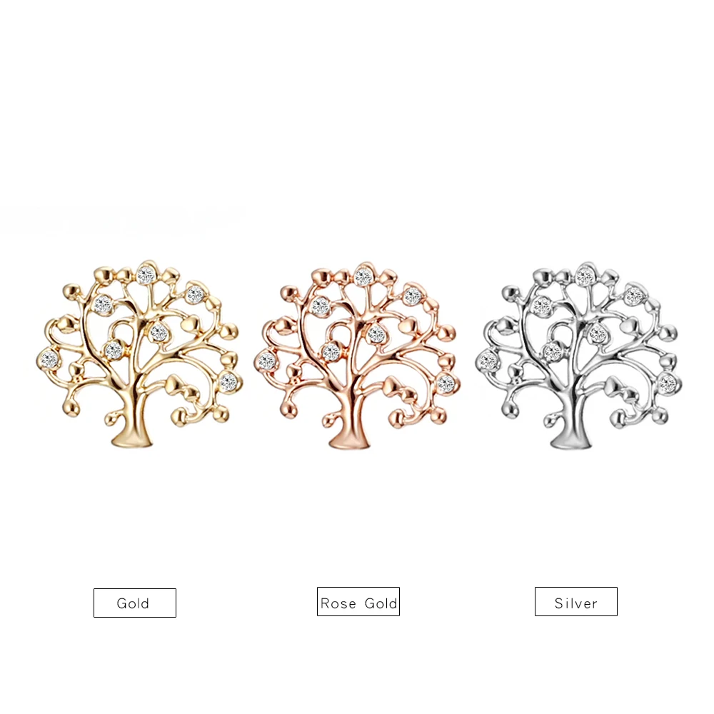 Женские серьги-гвоздики с кристаллами в винтажном стиле Life Tree массивные стразы