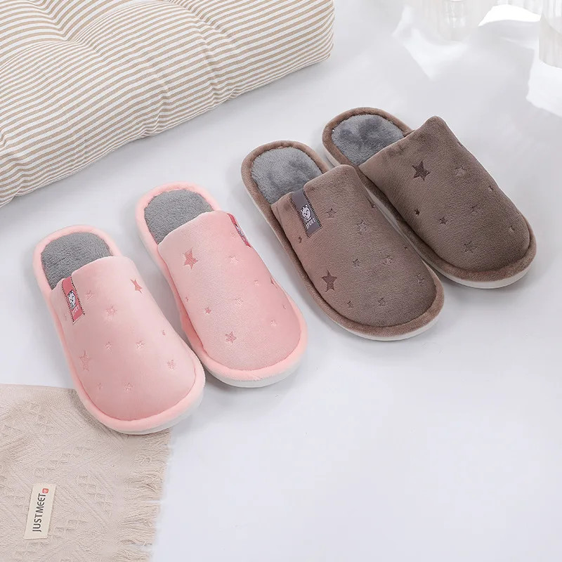 Мужские шлёпанцы для женщин Вьетнамки дома новинка 2018 года осень зима теплая