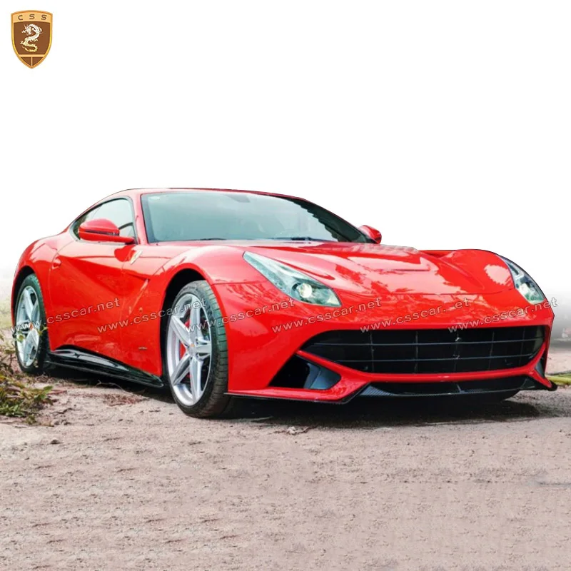 Для F12 полностью углеродного волокна RZ стиль наборы тела Передние Губы задний