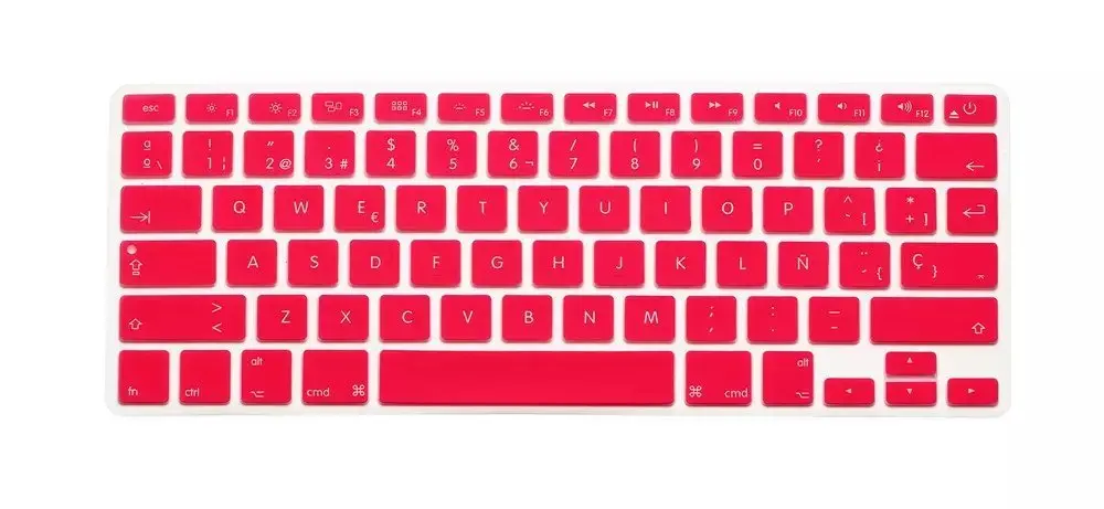 Новый силиконовый чехол с испанской клавиатурой США для Macbook Air Pro Retina 13 15 17
