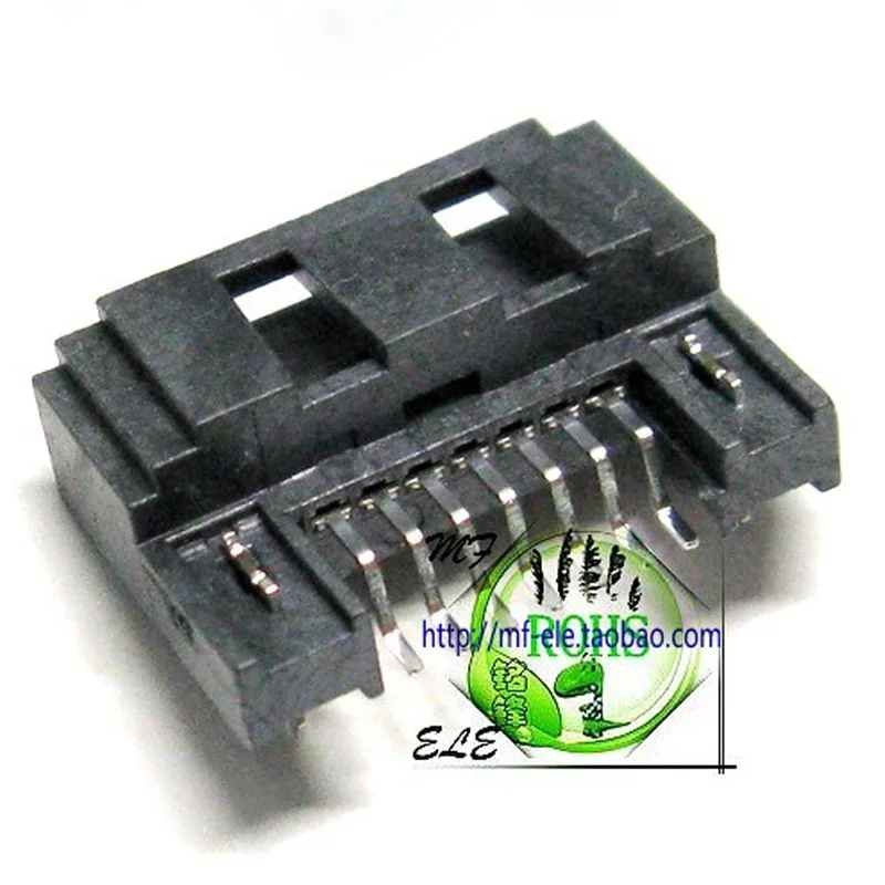 Штепсельная Вилка SATA 7P полупосылка ем интерфейса с установкой на ножках sunroof SMT