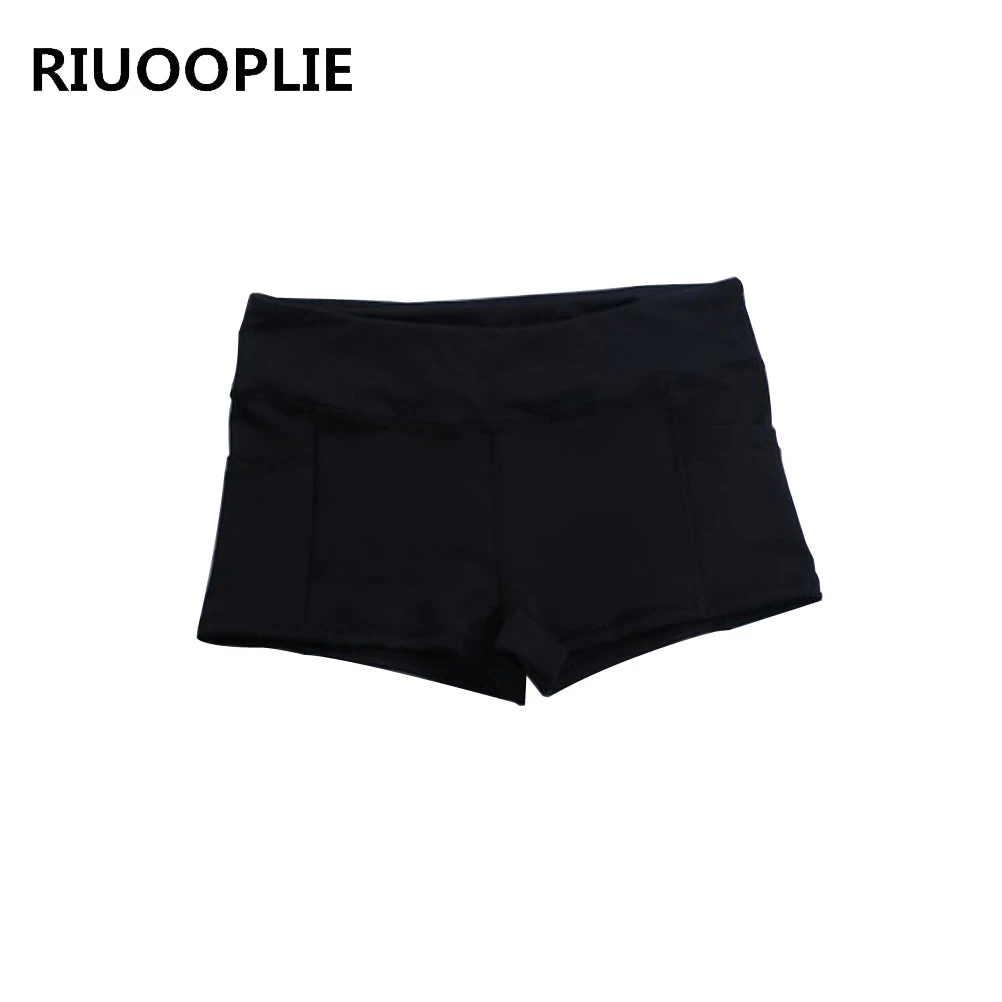 RIUOOPLIE Для женщин лето эластичный пояс спортивные шорты Повседневное Фитнес
