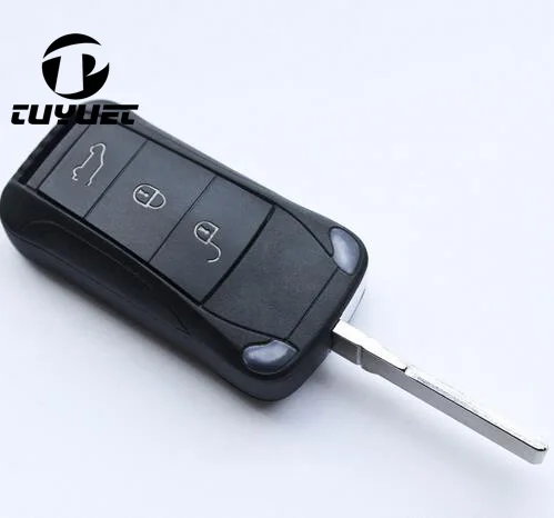 3 кнопки Замена дистанционного флип-ключа чехол для Porsche Cayenne Uncut Blade | Автомобили и