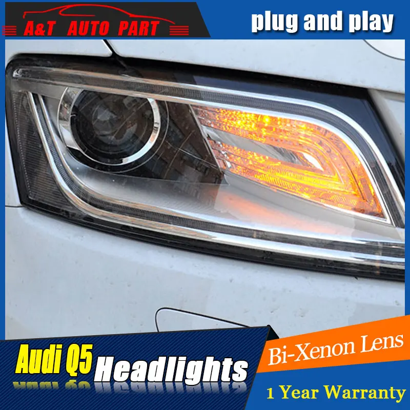Автомобильный Стайлинг светодиодный головной светильник для AUDI Q5 s 2009 -2016 угол