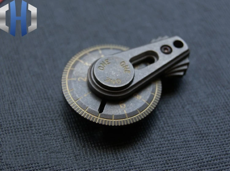 EDC Мини титановый сплав линейка ручной измерительный инструмент лента