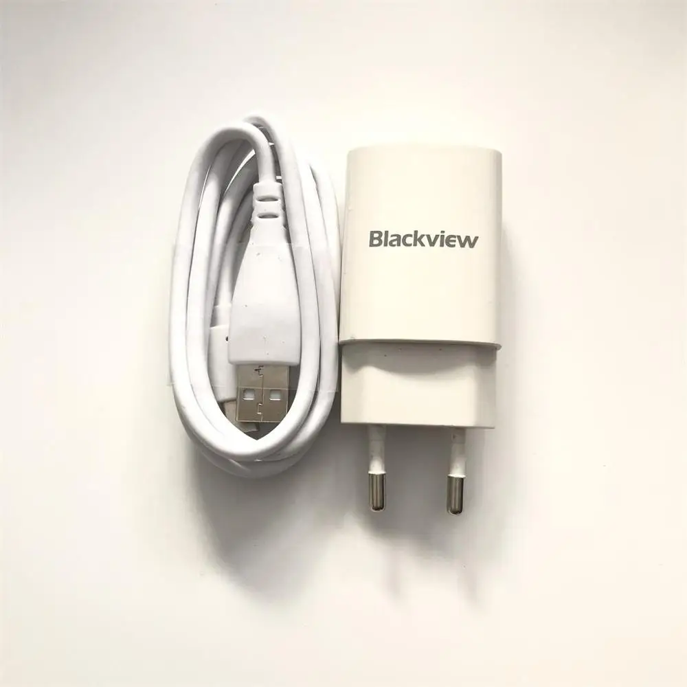 charger and cable Blackview BV9000 оригинальное новое зарядное устройство для путешествий+ usb type-C кабель для Blackview BV9000 Pro - Тип штекера: charger and cable