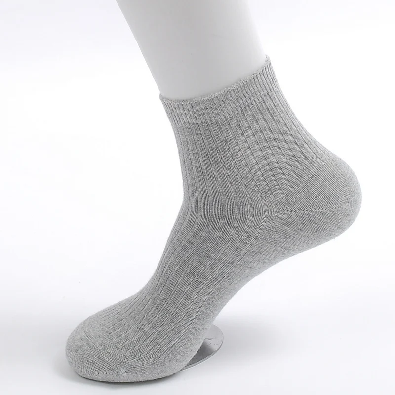 

98% Cotton high quality men brand business short socks male spring autumn supermarket cotton socks 4pairs/lot