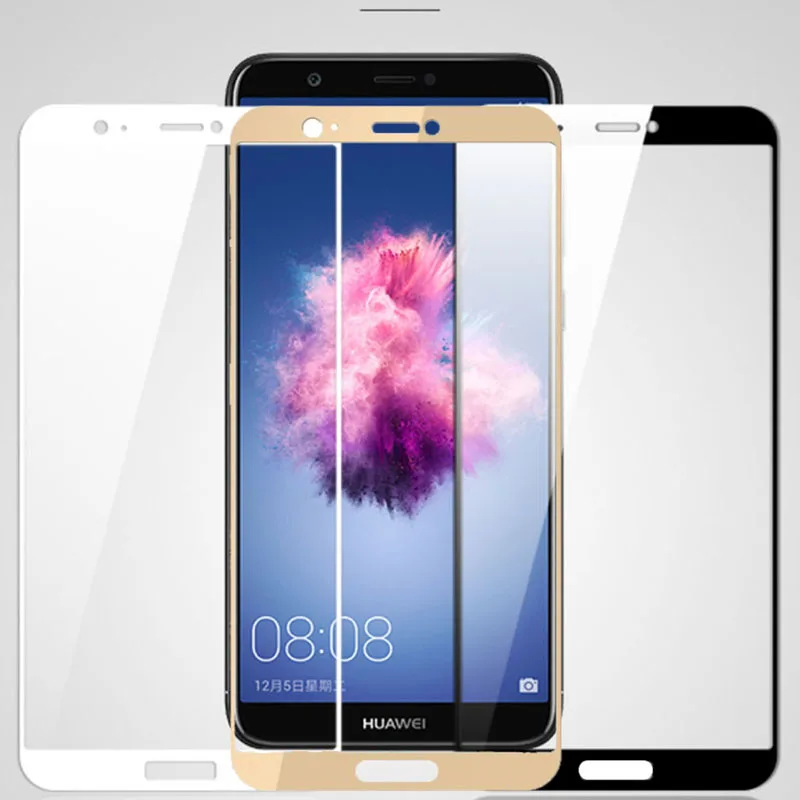 Защитное стекло для Huawei P Smart полноразмерная защита экрана 5 65 дюйма закаленное p