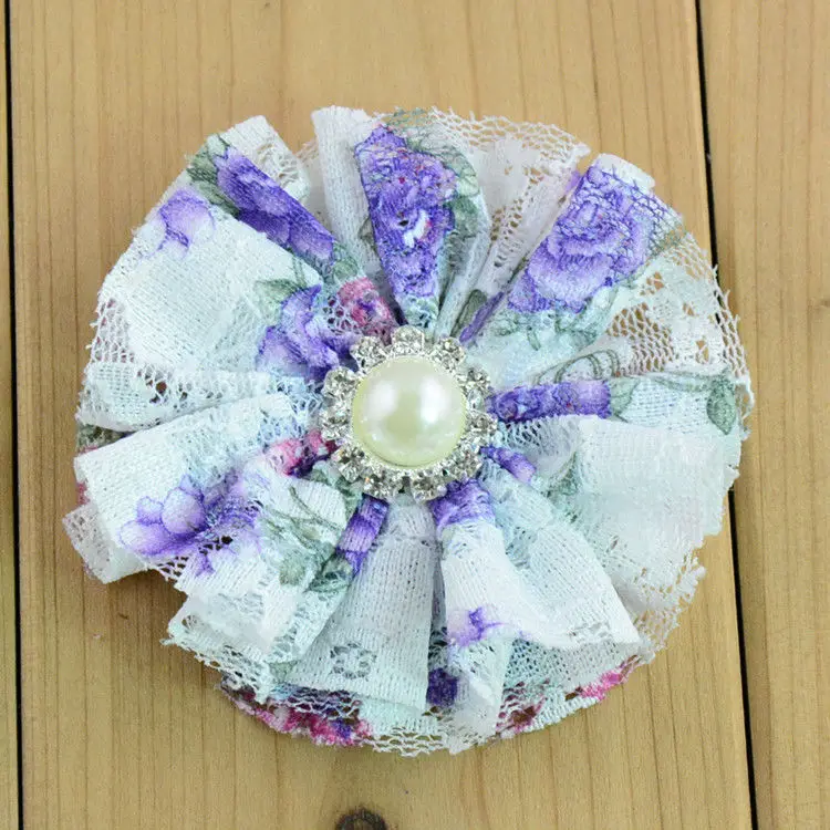 20 шт./лот новые шитые кружевные цветы со стразами альтернативные шифоновые