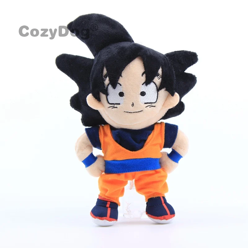 Son Goku B 22cm Аниме Dragon Ball Z Сон Гоку пикколо Вегета супер Сон Гоку плюшевые игрушки Супер Saiyan мягкие куклы 17-25 см подарок - Цвет: Son Goku B 22cm