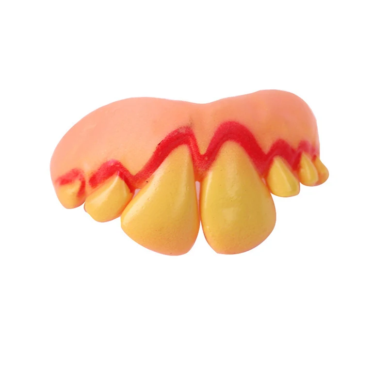 Забавные зубные протезы 10 шт. Зубы вампира зубы розыгрыши игрушки для Хэллоуина