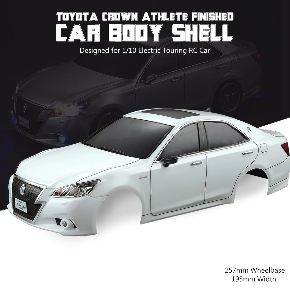 RC автомобиль Корпус Корпуса рамки комплект для Toyota Crown Athlete 1/10 электрические туристические автомобили RC гонки DIY части к игрушкам на ру