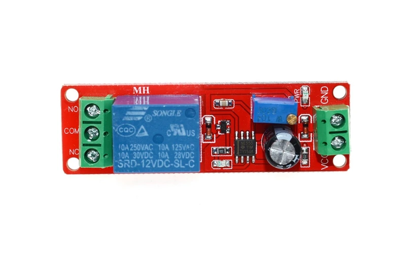 Переключатель таймера NE555 регулируемый модуль релейный с задержкой времени