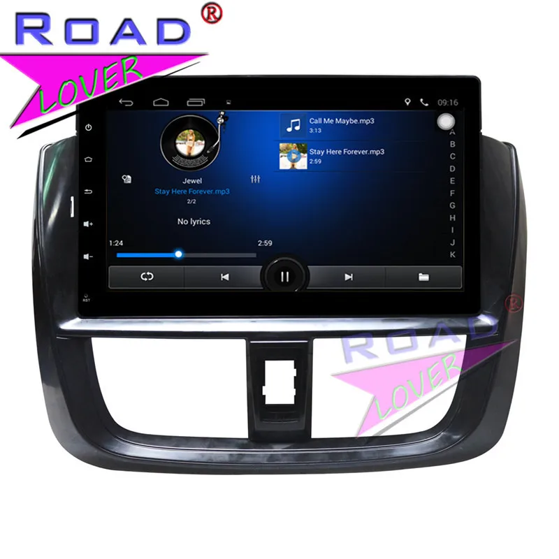 TOPNAVI Android 6.0 2G+32GB 10.1" Car PC Head Unit Player For Toyota Yaris/Vios 2017 Stereo GPS Navigation Auto Radio NO DVD MP3 |
