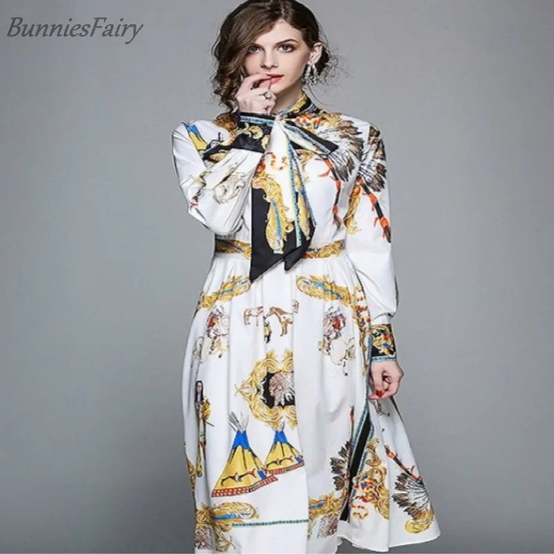 Новинка весны 2018 года от BunniesFairy женское платье трапециевидной формы в стиле