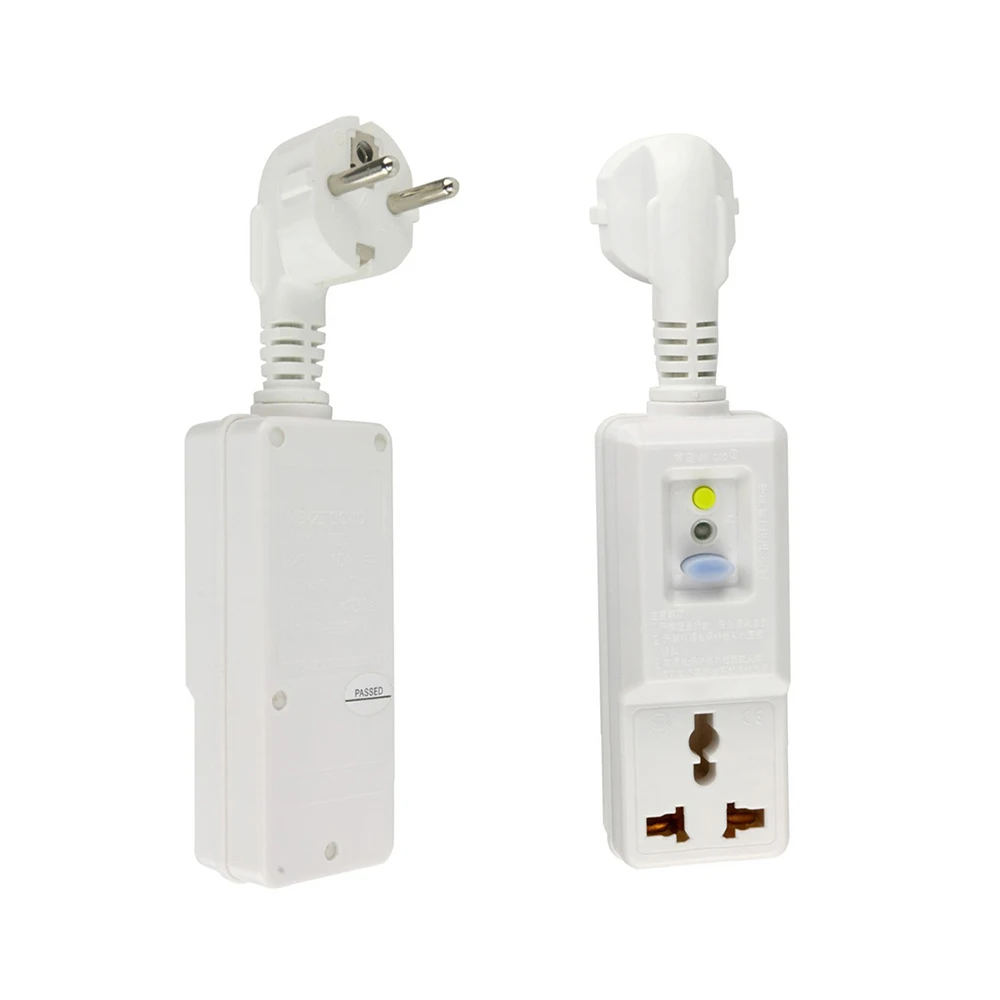 10A 220 в 240 ЕС разъем GFCI защита от утечки Безопасности RCD розетка адаптер домашний