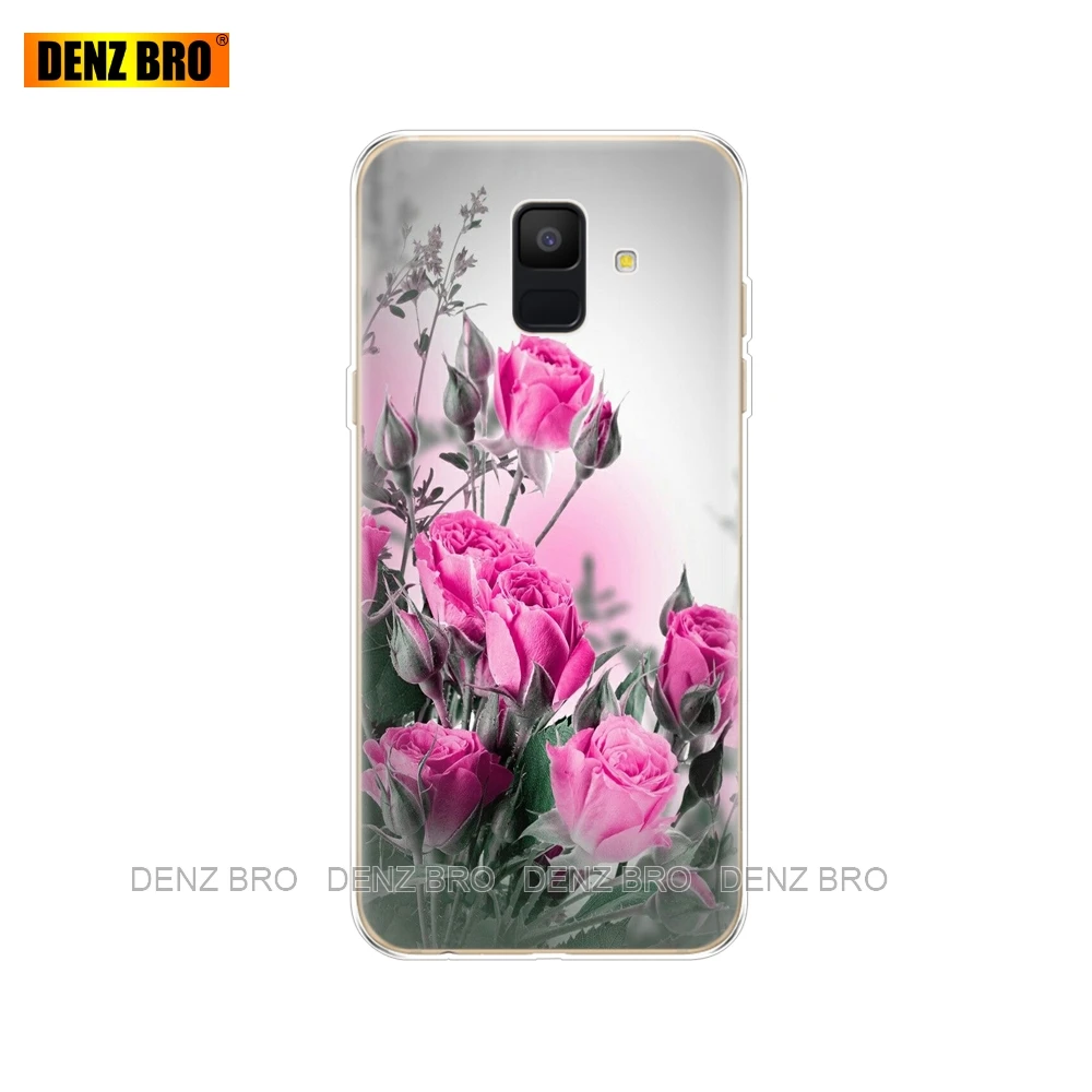 Мягкий силиконовый чехол для телефона samsung Galaxy A6 Dual SIM SM A600 A600F Tpu задняя крышка для samsung A6 Plus A605 A605F - Цвет: 34740