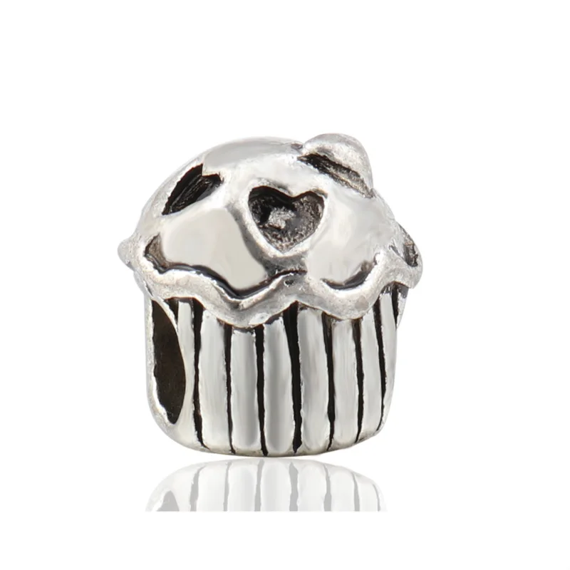 Высокое качество Кристалл Любовь Сердце цветок соты Санта Клаус Шарм Бусины