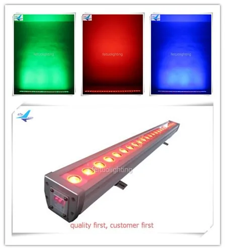 Светодиодная шайба rgb 1 м 24x3 Вт 3 в настенный светильник IP 65|bar led rgb|led bar rgbled 3in1 |