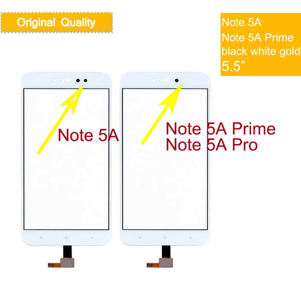 Felfial Оригинальный сенсорный экран для Xiaomi Redmi Note 5A / Prime Pro дигитайзер стеклянная