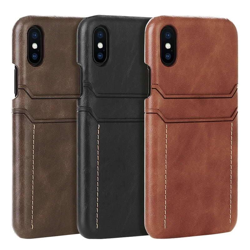 Чехол из искусственной кожи для iPhone XS Max XR X 8 7 6 6s Plus чехол роскошная задняя крышка