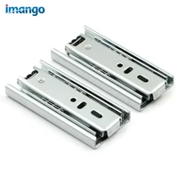 2 pcs small drawer slides 4 6 8 inchfurniture hardware cabinets rails3 sections removed rail track for drawers mini slide
