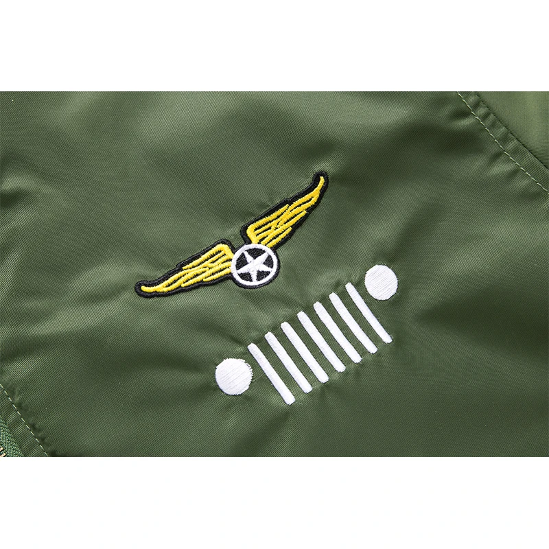 2017 высокое качество MA1 Армейский зеленый Тактический Военная Униформа Varsity Flight