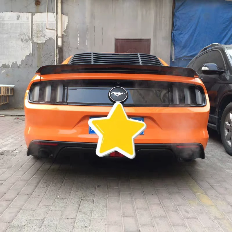 Для Ford Mustang высококачественный спойлер из АБС-пластика черный или белый или Прайм задний автомобильный спойлер для Ford Mustang