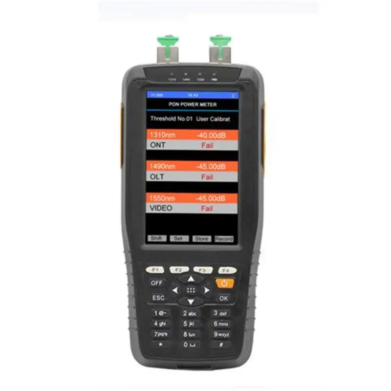 Портативный Измеритель оптической мощности Обнаружение сети PON TM70B 1310/1490/1550