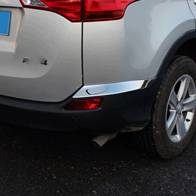 Пригодный для TOYOTA RAV4 2016 2017 ABS Chrome задний противотуманный фонарь Крышки хвост
