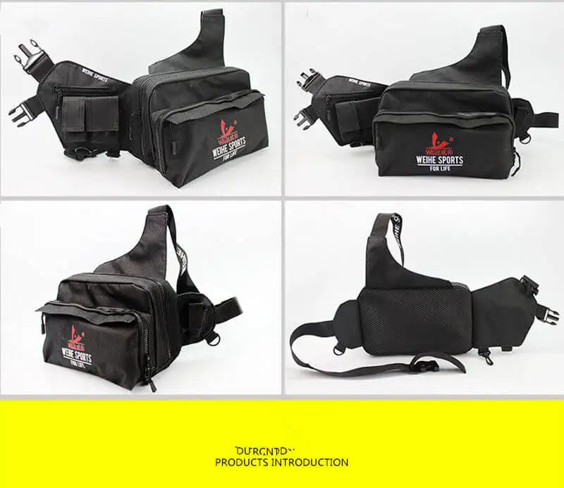 

30x14x17cm Fishing Waist Tackle Bag Waterproof Pack Case Storage Waist Shoulder Reel Lure Fanny Bag Pack All Position PRO BEROS