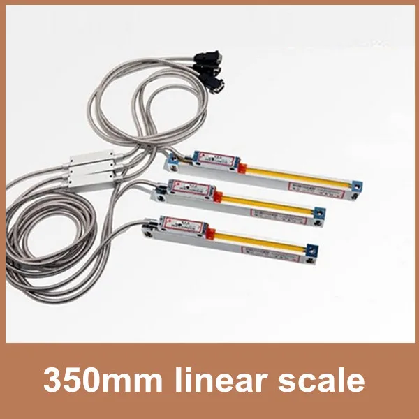 

Free Shipping High Accuracy 0.005mm / 0.0002" 5V TTL linear transducer 350mm for lathe milling machine optical tachometer sensor