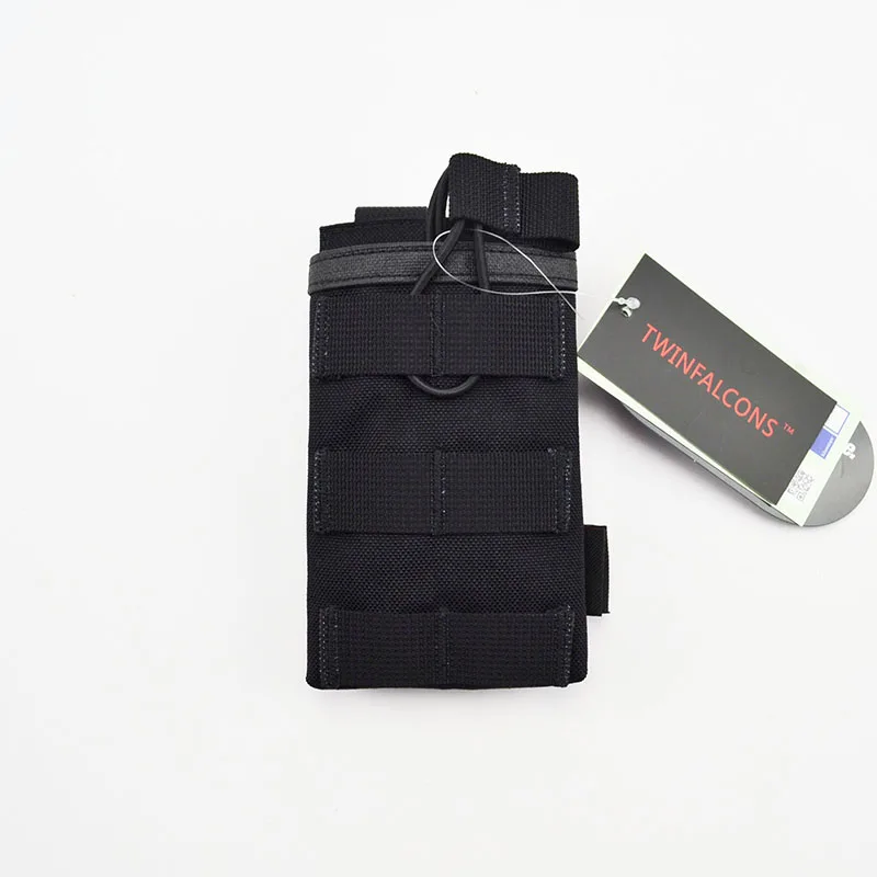Black MOLLE 7,62 сумка Один Журнал Сумка CORDURA Модульная Боевая Охота Кемпинг Альпинизм Тактический поход TW-M001 - Цвет: Black