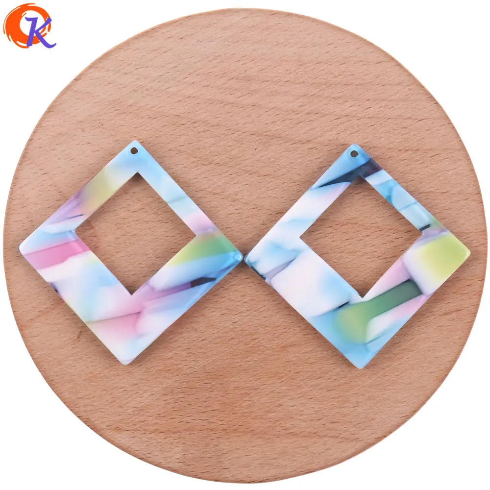 

Cordial Design 50Pcs 46*46MM Jewelry Accessories/Earring Making/Hand Made/Square Shape/DIY/Acetic Acid Beads/Earring Findings