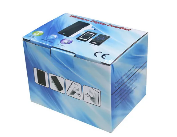 Беспроводной дверной звонок с защитой от дождя Saful 2 наружными передатчиками и 1