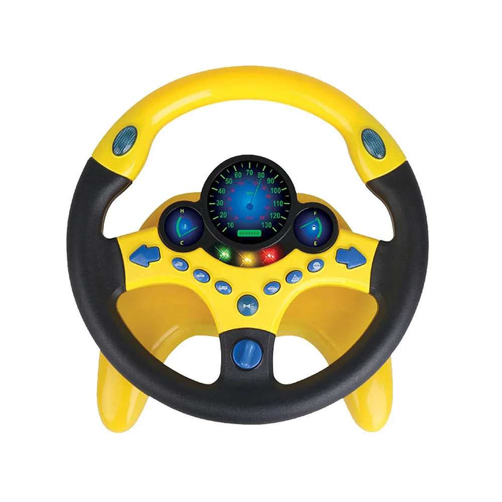 

Electronic Simulation Steering Wheel with Light Baby Musical Developing Educational Toys Vocal Toys for Children Birthday