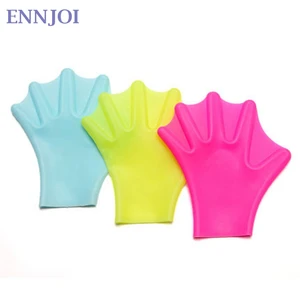 Унисекс плавники для плавания парные гребни плавники для дайвинга переплет тренировочный бассейн Дайвинг ручные перчатки плавники для взрослых детей