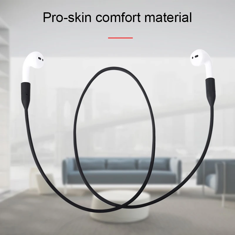 Магнитный ремешок для наушников для Airpods анти-потеря шнура Магнитная веревка для Bluetooth TWS i7s i10 i12 i30 силиконовый шнур-кабель