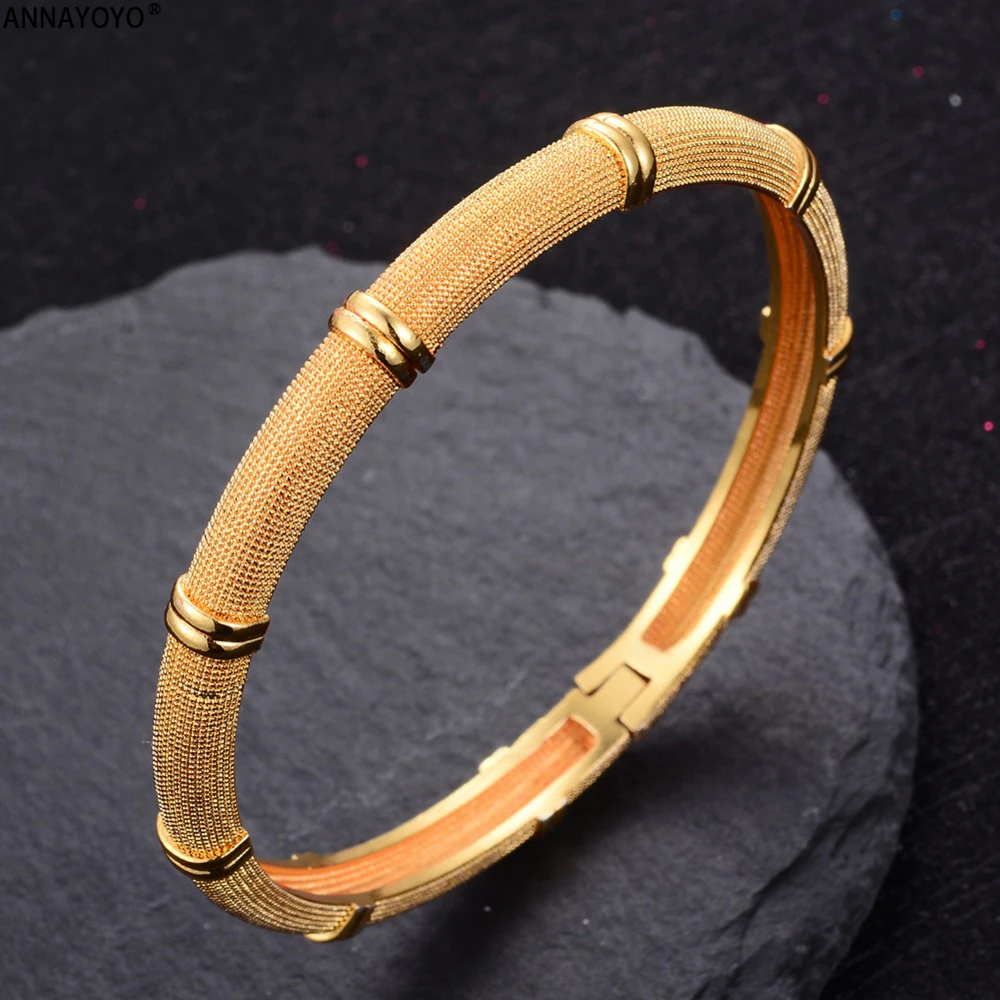 Annayoyo 1 шт. новая модель на Ближнем Востоке браслет для женщин Men18k золото Цвет в
