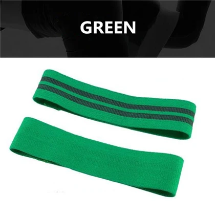Green S Эспандеры для хип-хопа, Нескользящие, расширенные, резинки для упражнений, плетеные, для фитнеса, спортзала, эластичная лента для хип-хопа - Цвет: Green S