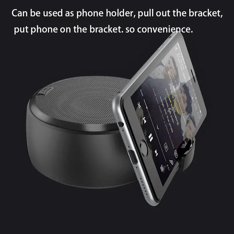 5 Вт большой динамик стерео портативный мини беспроводной сабвуфер с держателем