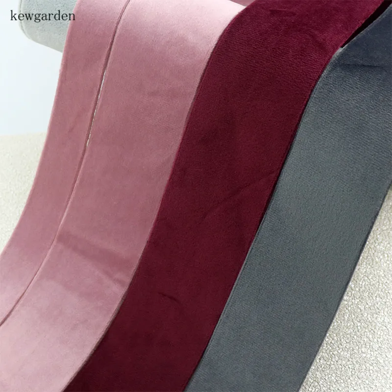 Kewgarden " 1" 3/" бархатная ткань многослойные тканевые ленты вручную изготовленная лента DIY бант атласная лента Riband 8 м/лот