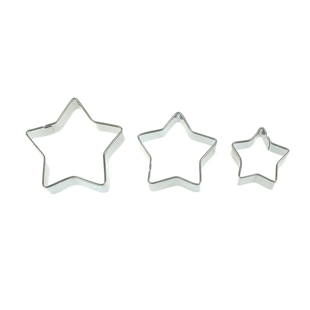5 шт./компл. милая звезда пентаграмма торт для печенья резак из нержавеющей стали