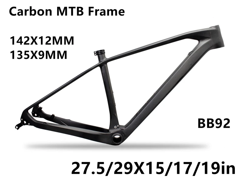 

Bicicleta MTB 29er T800/27. 5er/26er Quadro De Carbono 650B Montanha Carbono Quadro de Bicicleta com Tamanho COMPACTO 15/17 "com